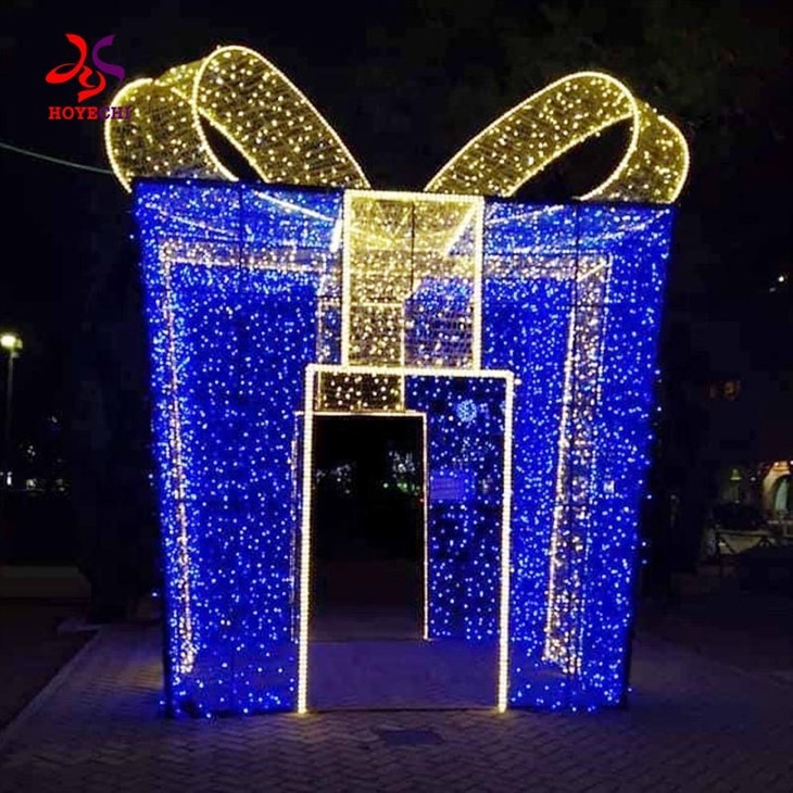 Christmas Outdoor Gift Box Motif Light