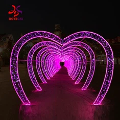 Llums LED en forma de cor amb motiu 3D